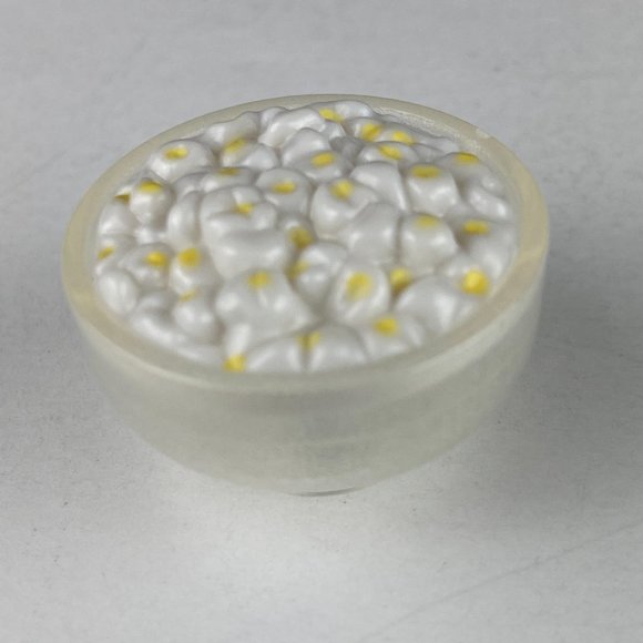 Barbie Pretend Play Food Clear Bowl Of Popcorn Accessory Toy Kids - Picture 1 of 4